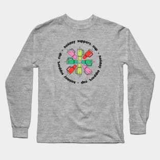 Holiday support cup (bright colors) Long Sleeve T-Shirt